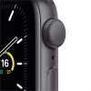 Apple Watch SE GPS 40mm Space Gray Aluminum Case with Black Sport Band (Спортивный ремешок черного цвета)