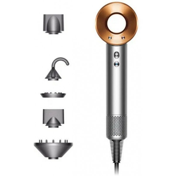 Фен Dyson Supersonic HD08 gift edition, bright nickel/bright copper