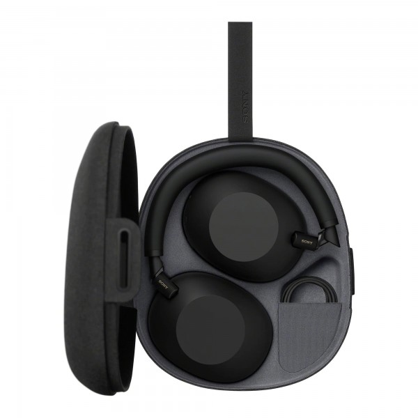 Беспроводные наушники Sony WH-1000XM6 в черном цвете: идеальное качество звука и комфорт