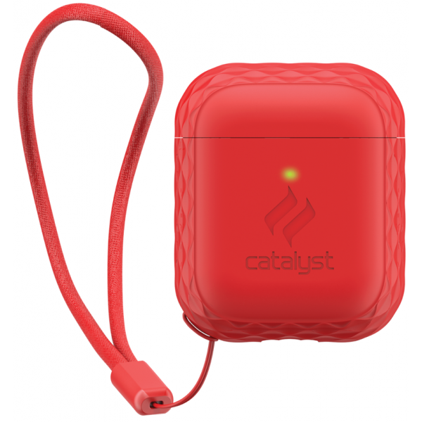 Чехол со шнурком Catalyst Lanyard Case для AirPods 1&2, цвет Красный