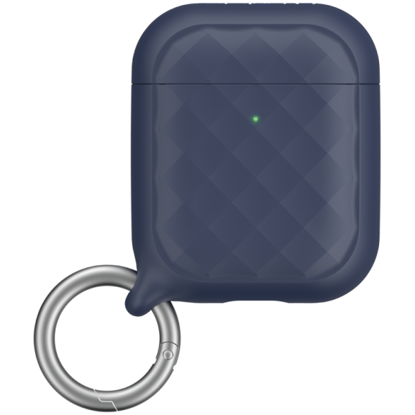Чехол с карабином Catalyst Ring Clip Case для AirPods 1&2, цвет Темно-синий