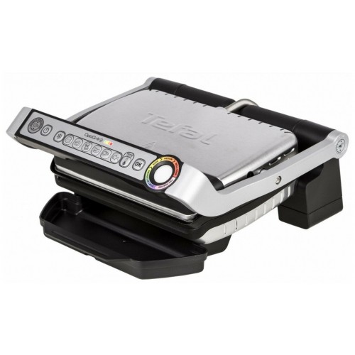 Гриль Tefal Optigrill+ GC712, стальной