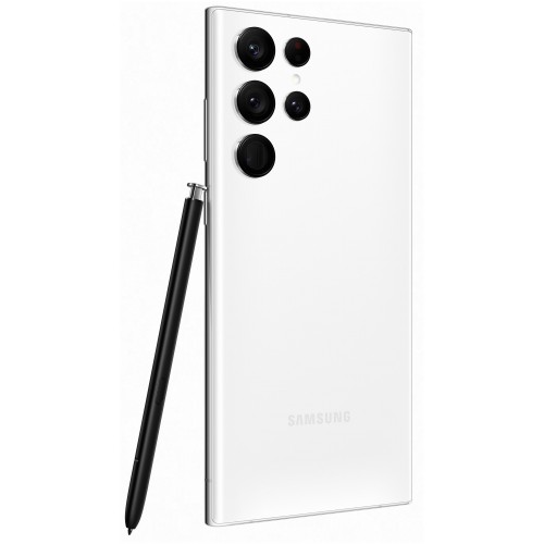 Смартфон Samsung Galaxy S22 Ultra 12/256 ГБ, белый фантом