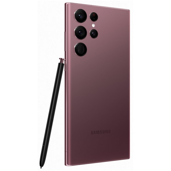 Смартфон Samsung Galaxy S22 Ultra 8/128 ГБ, бургунди (SM-S908B)