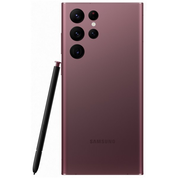 Смартфон Samsung Galaxy S22 Ultra 8/128 ГБ, бургунди (SM-S908B)