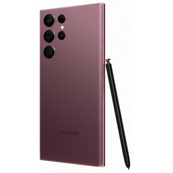 Смартфон Samsung Galaxy S22 Ultra 8/128 ГБ, бургунди (SM-S908B)