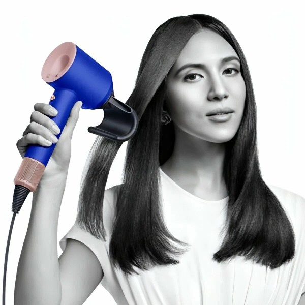 Фен Dyson Supersonic HD07 с кейсом для хранения, EU, blue/blush