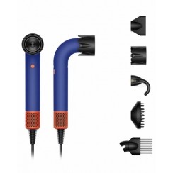 Фен Dyson Supersonic HD18, vinca blue /topaz orange, синий/топаз (без кейса)