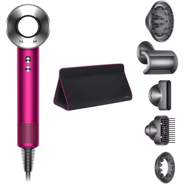 Фен Dyson Supersonic HD07, fuchsia/nickel (фуксия/никель) 