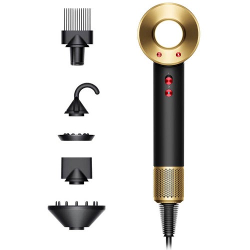 Фен Dyson Supersonic HD07, EU, onyx black/gold (черный/золотой) 