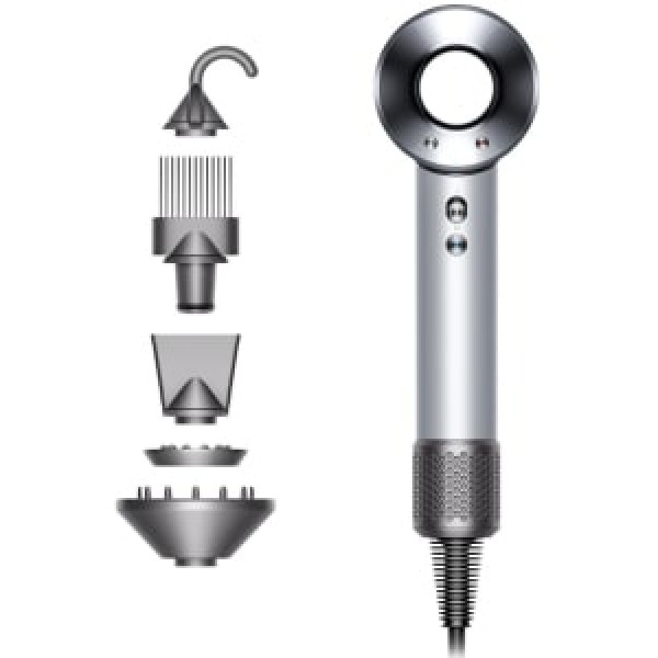 Фен Dyson Supersonic HD11 Professional Edition: Эффективность и Стиль в Серебристом и Черном Исполнении