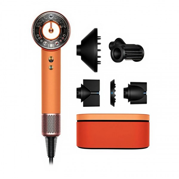 Фен Dyson Supersonic HD16 с кейсом, Ceramic Apricot/Topaz, aбрикосовая керамика/топаз, KR