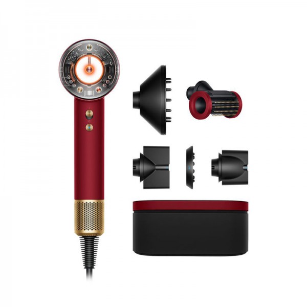 Фен Dyson Supersonic HD16, red velvet/gold