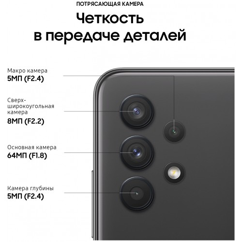 Смартфон Samsung Galaxy A32 6/128 ГБ Черный