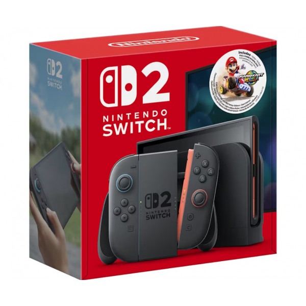 Игровая приставка Nintendo Switch 2 + игра Mario Kart World, черный