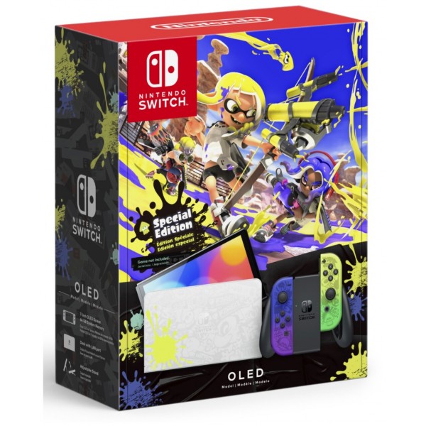 Игровая приставка Nintendo Switch OLED 64 ГБ Splatoon 3 Edition