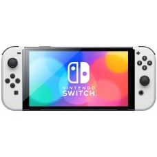 Игровая приставка Nintendo Switch OLED 64 ГБ, белый  + Игра Super Mario Odyssey