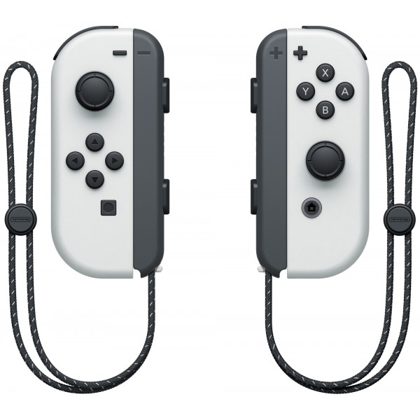 Игровая приставка Nintendo Switch OLED 64 ГБ, белый  + Игра Super Mario Odyssey