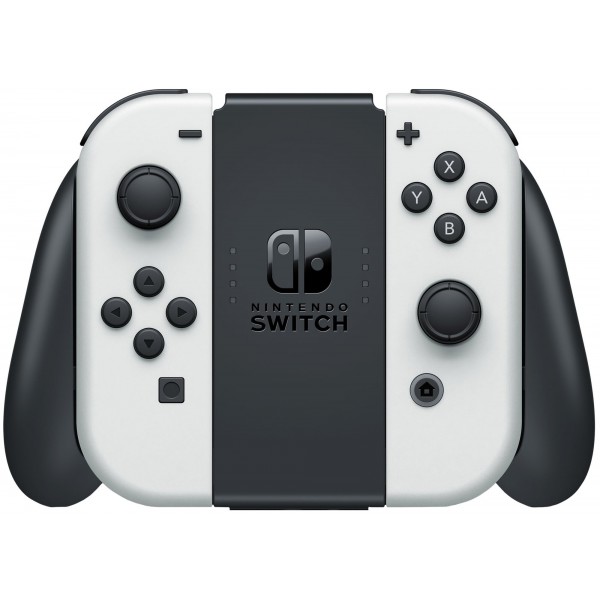 Игровая приставка Nintendo Switch OLED 64 ГБ, белый  + Игра Super Mario Odyssey