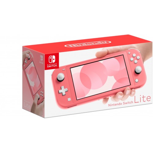 Игровая приставка Nintendo Switch Lite 32 ГБ, коралловый