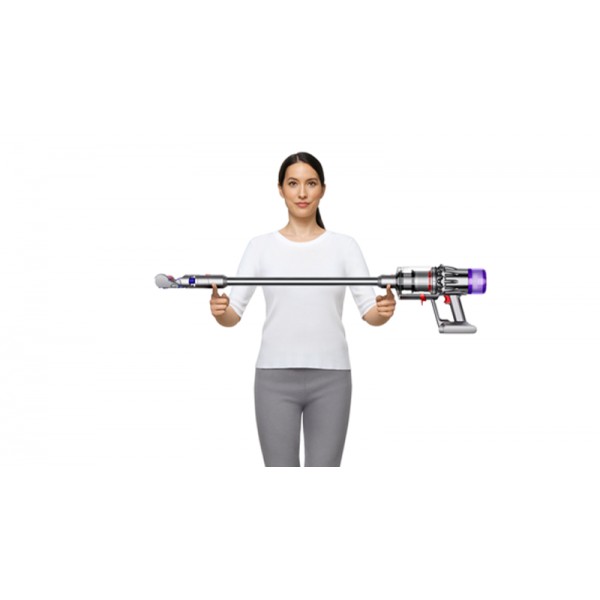 Пылесос Dyson V10 SV18 Digital slim Flaffy, nickel/nickel