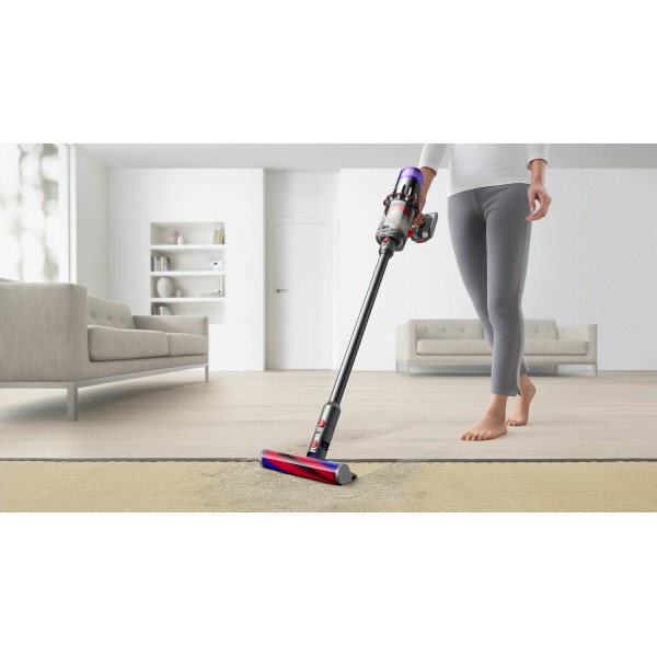 Пылесос Dyson V10 SV18 Digital slim Flaffy, nickel/nickel