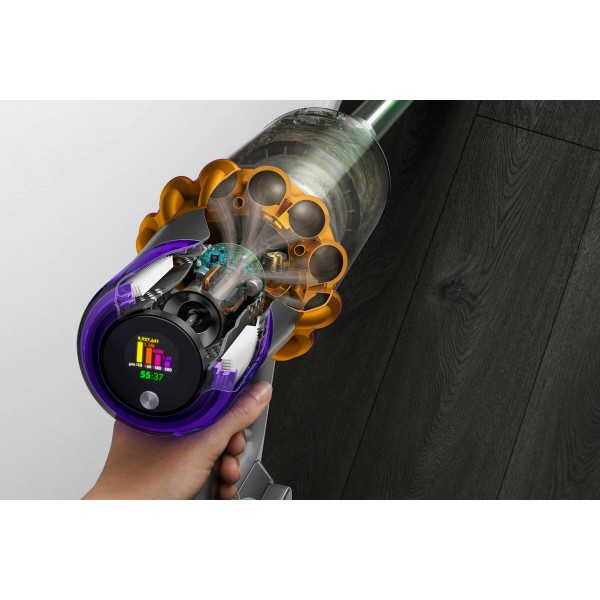 Пылесос Dyson V15 Detect absolute (SV47), yellow/nickel
