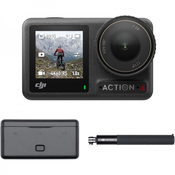 Экшн-камера DJI Osmo Action 4 Adventure Combo (Black)