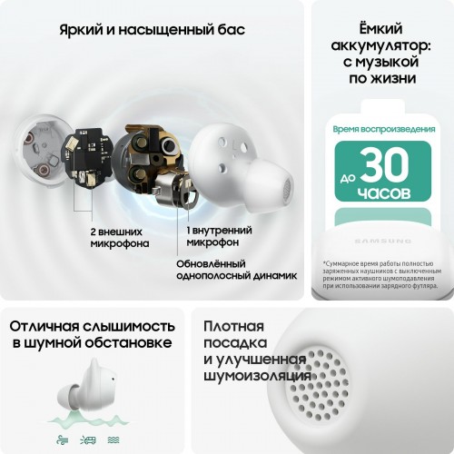 Беспроводные наушники Samsung Galaxy Buds FE, черный