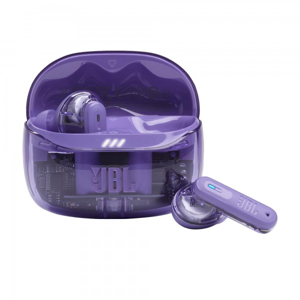 Беспроводные наушники JBL Tune Beam 2 в стильном фиолетовом цвете