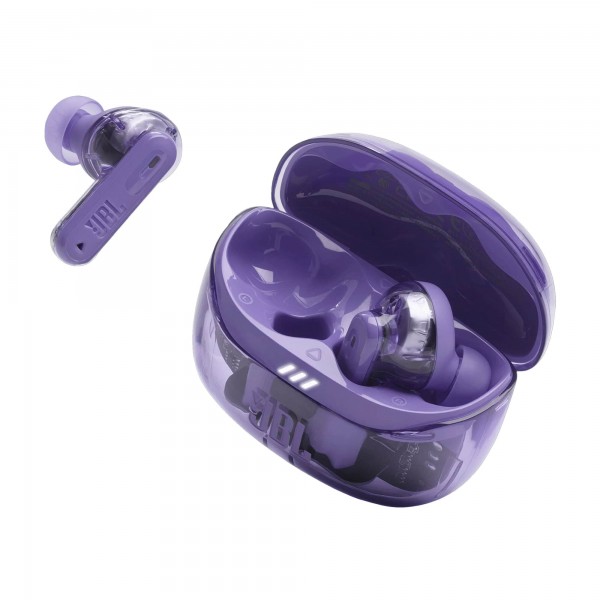 Беспроводные наушники JBL Tune Beam 2 в стильном фиолетовом цвете