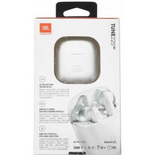 Беспроводные наушники JBL Tune 225 TWS, white