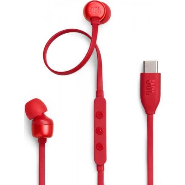 Купить Проводные наушники JBL Tune 310C (JBLT310CRED), красный в Москве