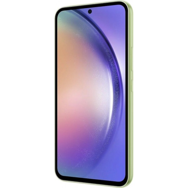 Смартфон Samsung Galaxy A54 5G 8/256 ГБ в ярком лаймовом цвете с поддержкой 2 nano SIM