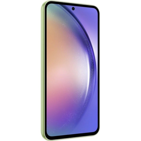 Смартфон Samsung Galaxy A54 5G 8/256 ГБ в ярком лаймовом цвете с поддержкой 2 nano SIM