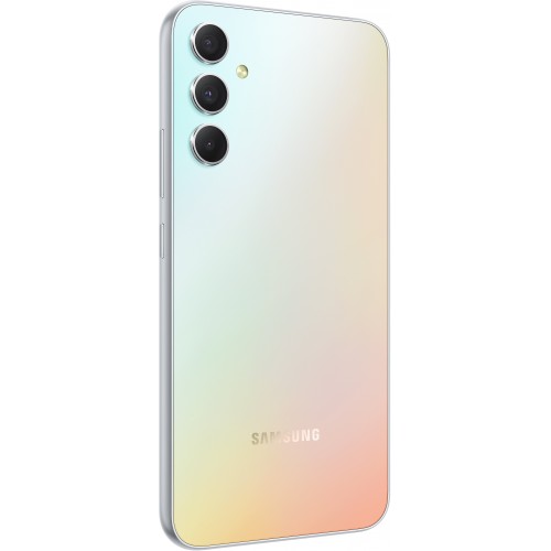 Смартфон Samsung Galaxy A34 5G 6/128 ГБ RU, Dual nano SIM, серебряный