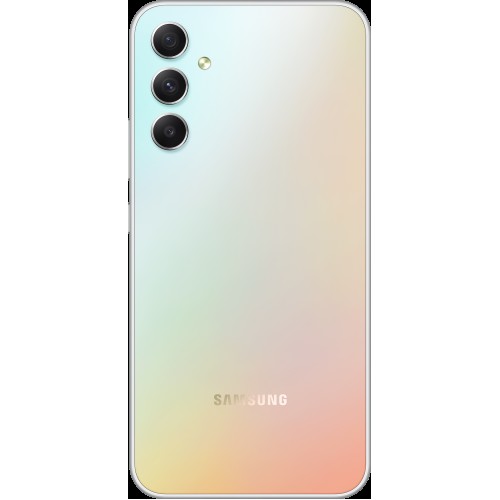 Смартфон Samsung Galaxy A34 5G 6/128 ГБ, Dual nano SIM, серебряный