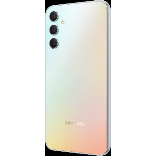 Смартфон Samsung Galaxy A34 5G 6/128 ГБ, Dual nano SIM, серебряный