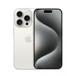 Смартфон Apple iPhone 15 Pro 256GB, Dual: nano SIM + eSIM, White Titanium