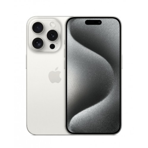 Смартфон Apple iPhone 15 Pro 512GB, Dual: nano SIM + eSIM, White Titanium