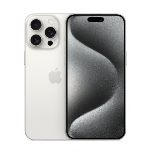 Смартфон Apple iPhone 15 Pro Max 256GB, Dual: nano SIM + eSIM, White Titanium