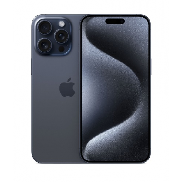 Смартфон Apple iPhone 15 Pro Max 1TB, Dual: nano SIM + eSIM, Blue Titanium