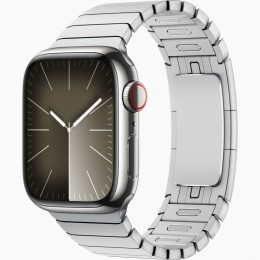 Apple Watch Series 8 41mm Silver Stainless Steel Case with Silver Link Bracelet