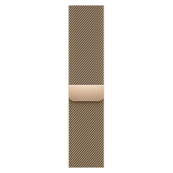 Apple Watch Series 9 45mm Gold Stainless Steel with Milanese Loop