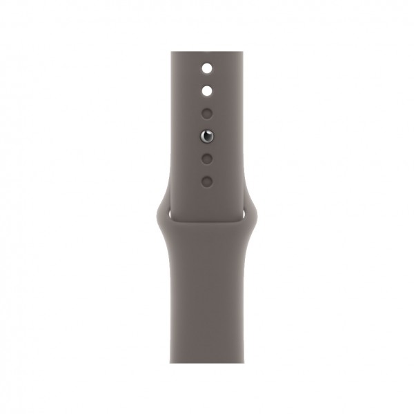 Apple Watch Series 9 41mm: Золотой нержавеющий корпус с спортивным ремешком Clay M/L