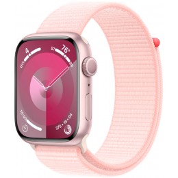 Apple Watch  S9 41mm Pink Aluminum Case with Light Pink Sport Loop (MR953)