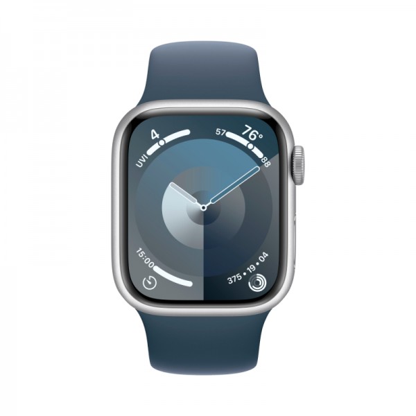 Apple Watch S9 45mm Silver Aluminium/White S/M