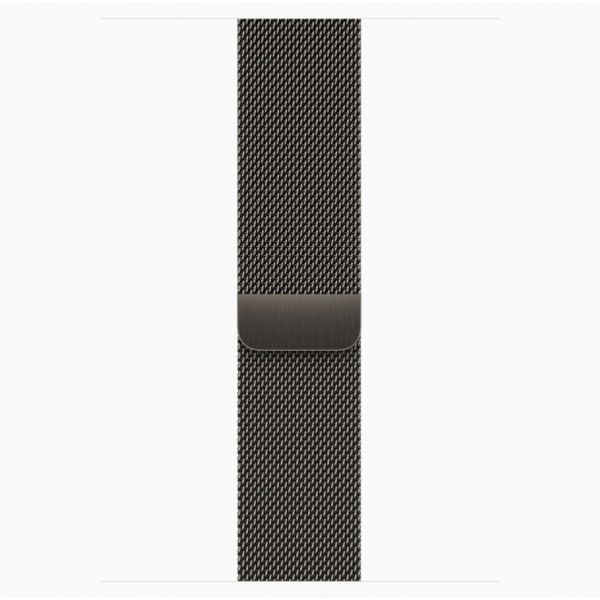 Apple Watch Series 9 45mm Graphite Stainless Steel Milanese Loop