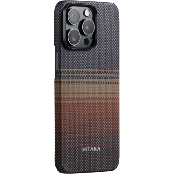 Чехол Pitaka Fusion Weaving MagEZ 5 для iPhone 15 Pro Max - Sunset