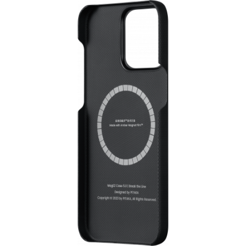 Чехол Pitaka Fusion Weaving MagEZ 5 для iPhone 15 Pro Max - Break the Line